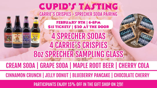 Cupid's Crispie + Soda Tasting!