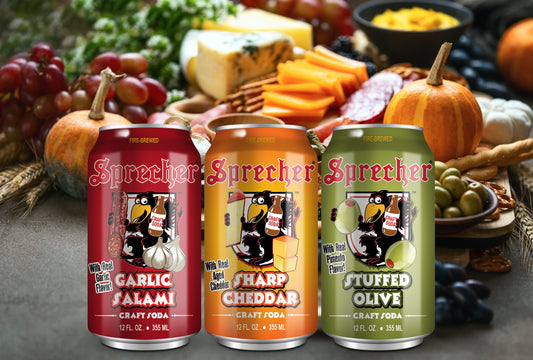 Sprecher Savory Sodas lineup