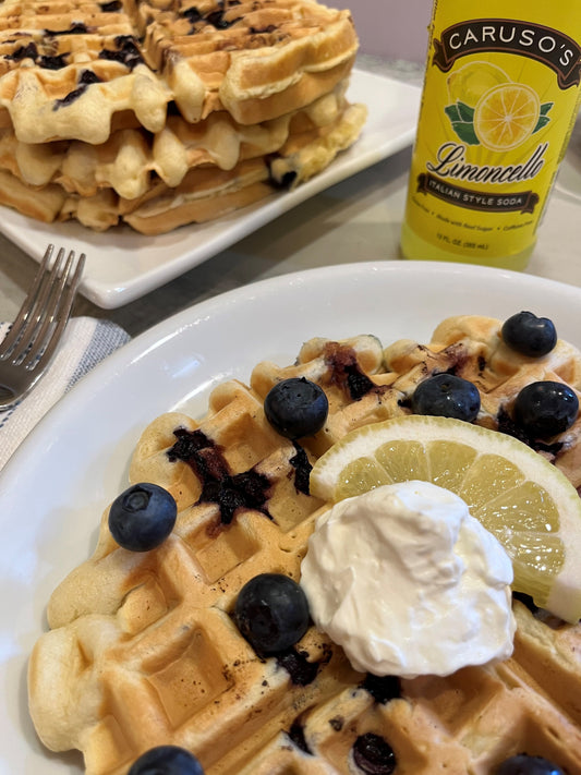Limoncello Blueberry Waffle Recipe
