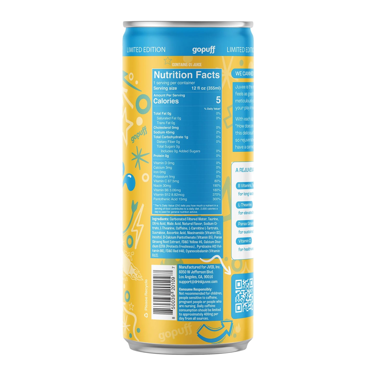 Peachy Mango Energy Drink