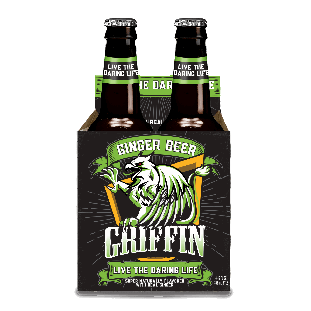 A 4-pack of Griffin Ginger Beer