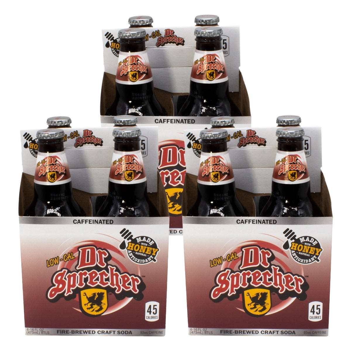 3 4-packs of Lo-Cal Dr Sprecher Soda