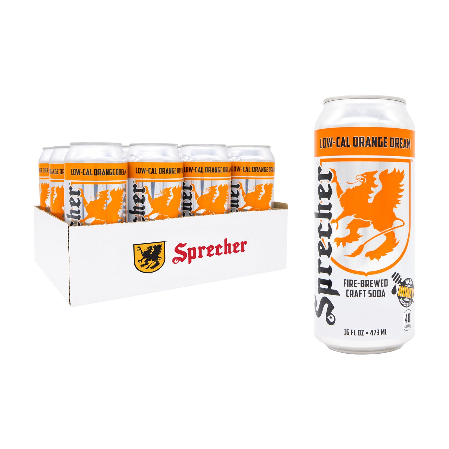 Low-Cal Orange Dream Soda