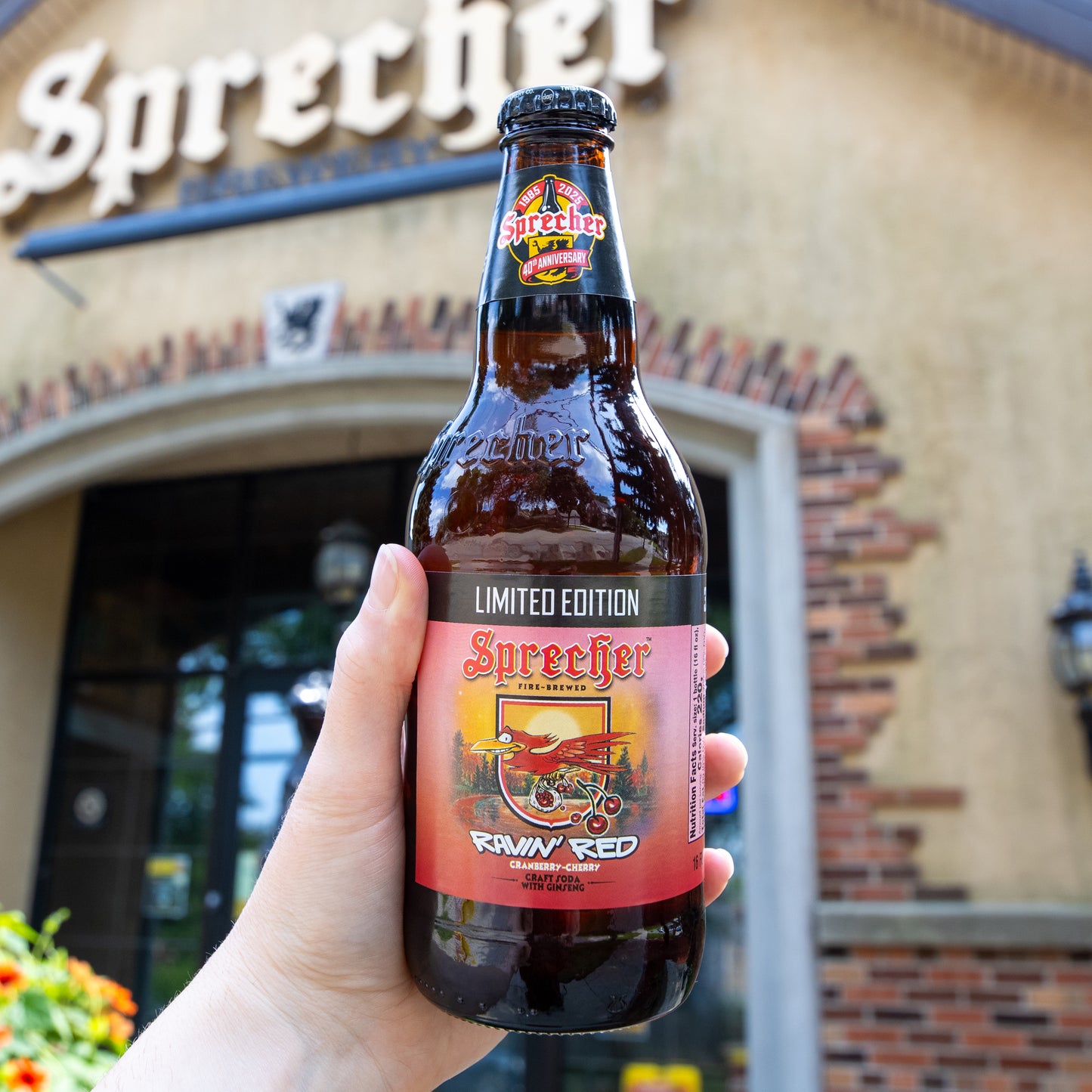 Ravin Red Cranberry Cherry Soda