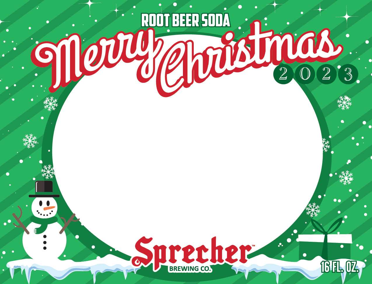 Soda with Santa Custom Label