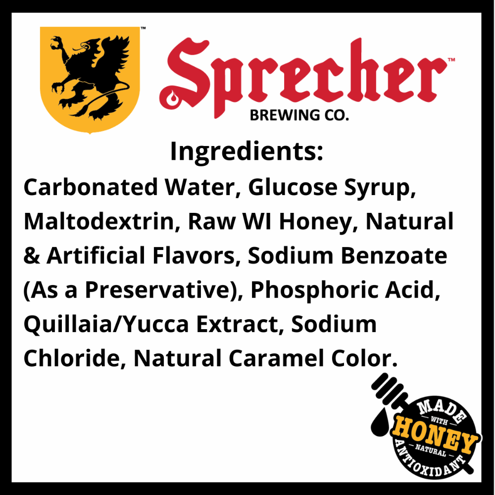Sprecher Root Beer Ingredients