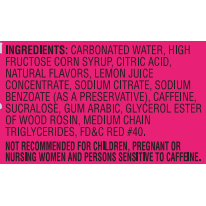Charged Strawberry Lemonade