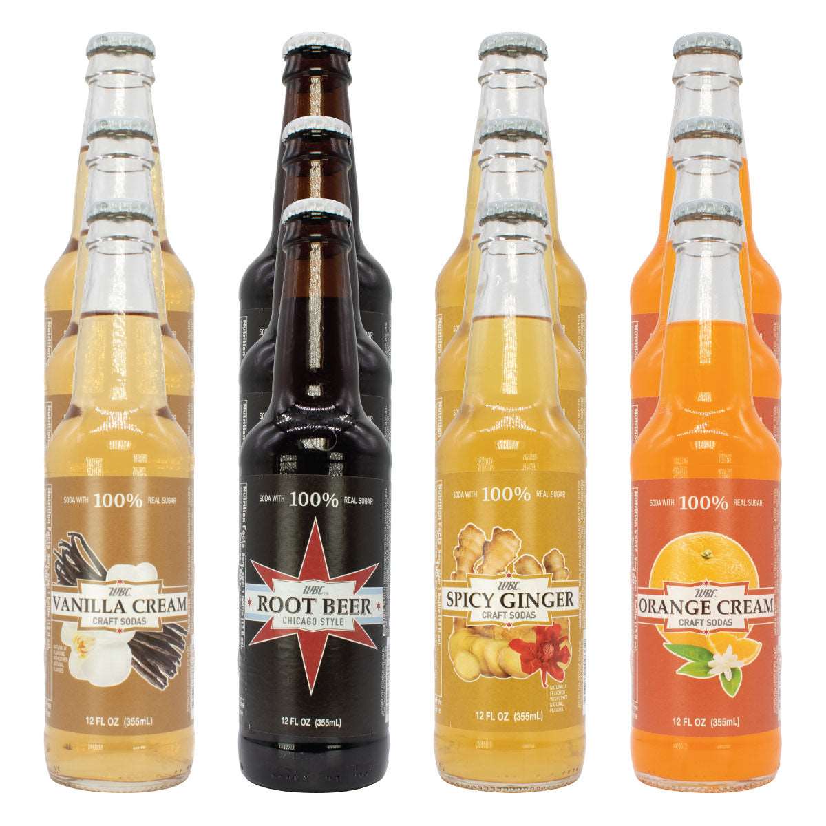 WBC Soda Variety 12 Pack