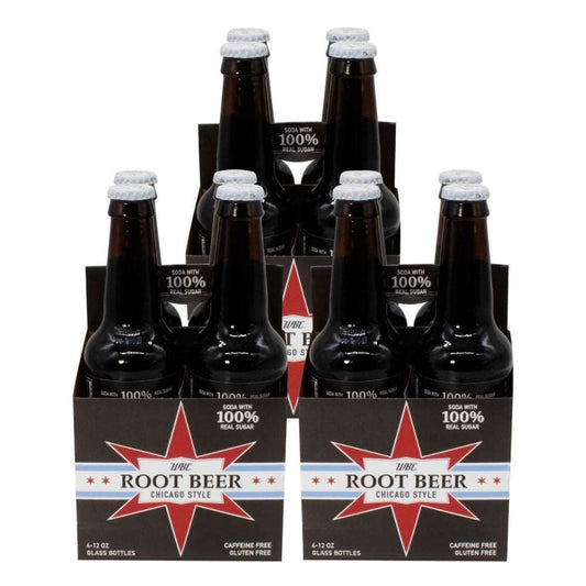 3 4-packs of WBC Chicago-Style Root Beer Soda