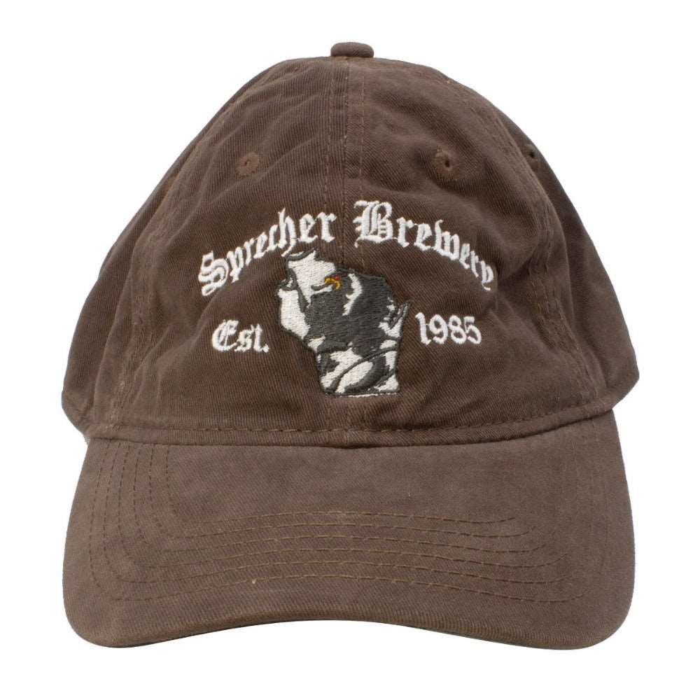 Sprecher Brown Wisconsin Griffin Baseball Hat