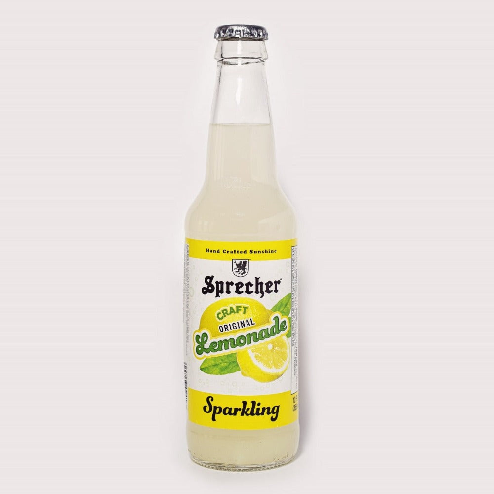 12oz bottle of Sprecher Sparkling Lemonade