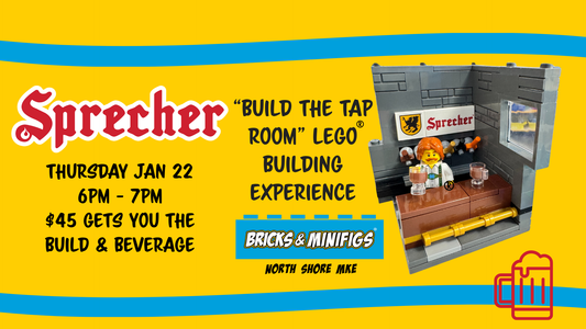 "Build The Taproom" Brick Building Experience