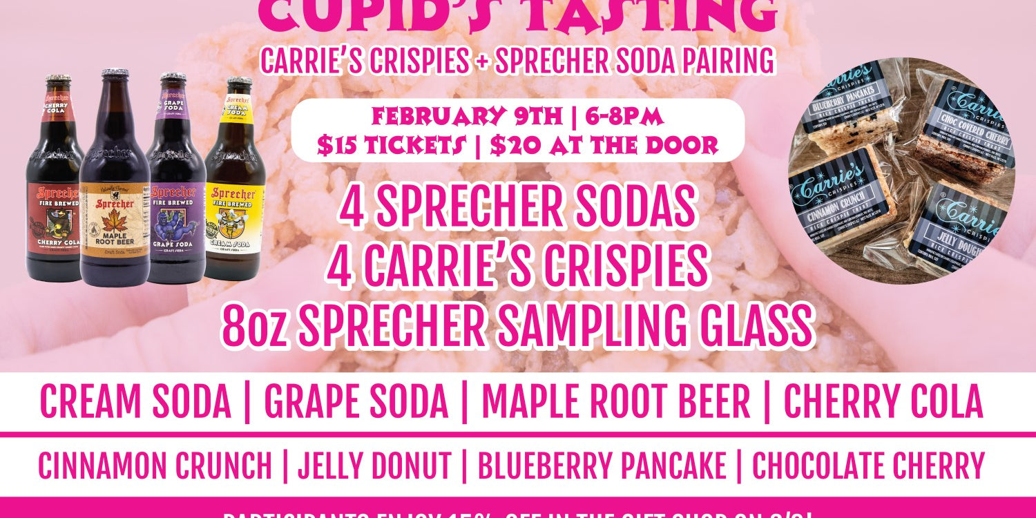 Cupid's Crispie + Soda Tasting!