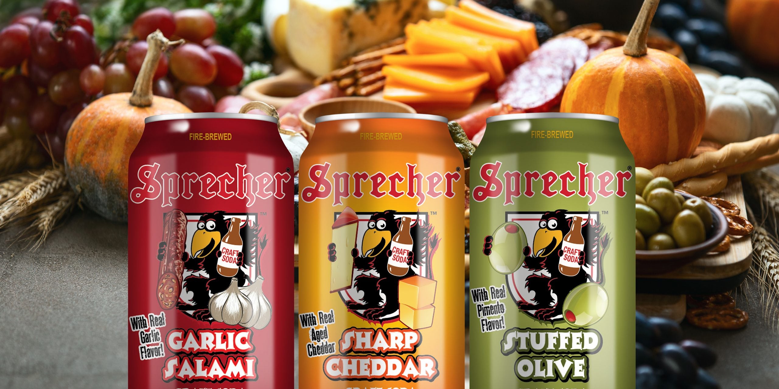 Sprecher Savory Sodas lineup