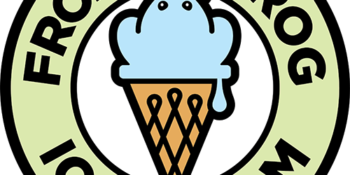Frozen Frog Ice Cream Logo
