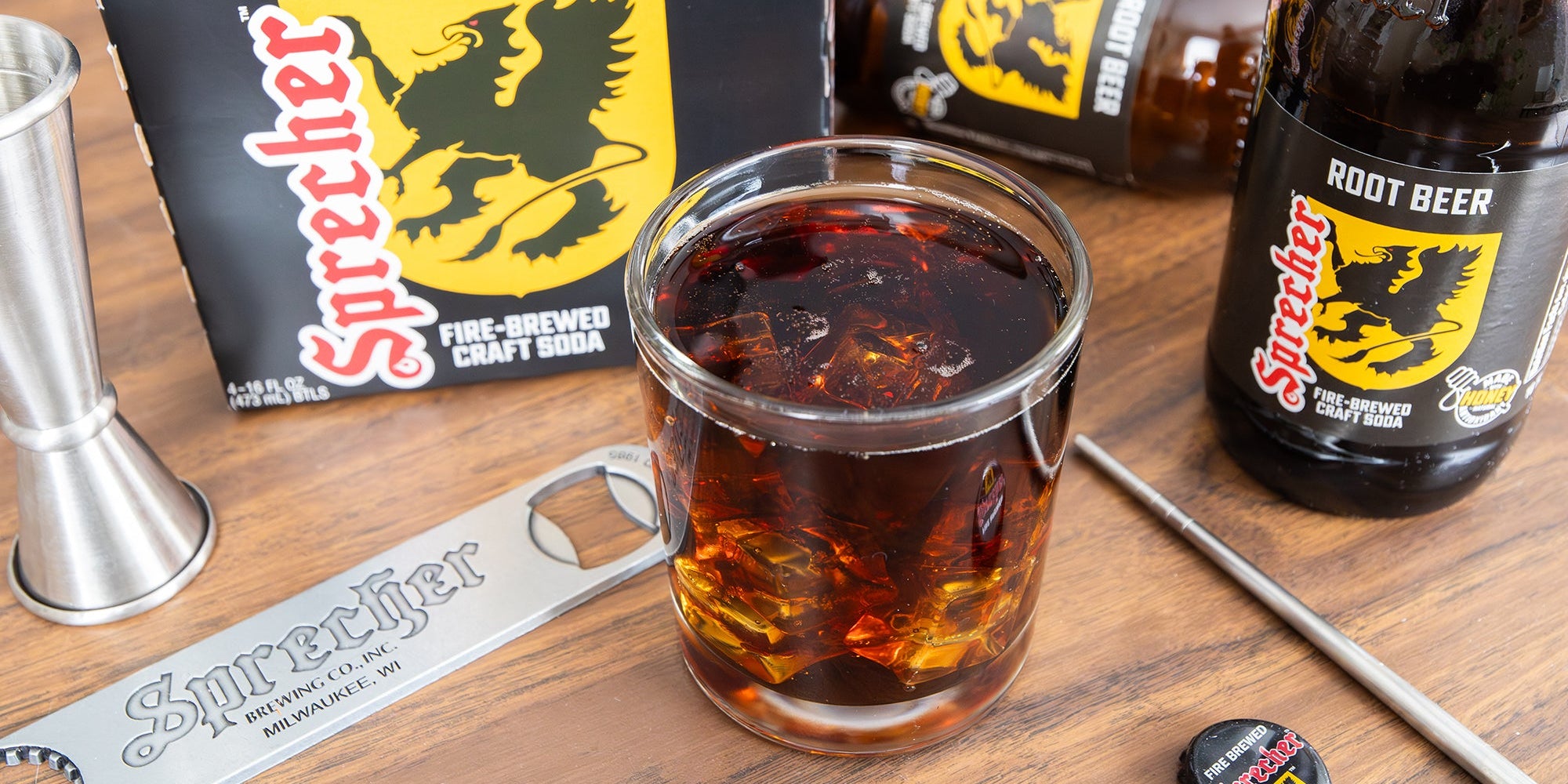 Whiskey + Root Beer Cocktail