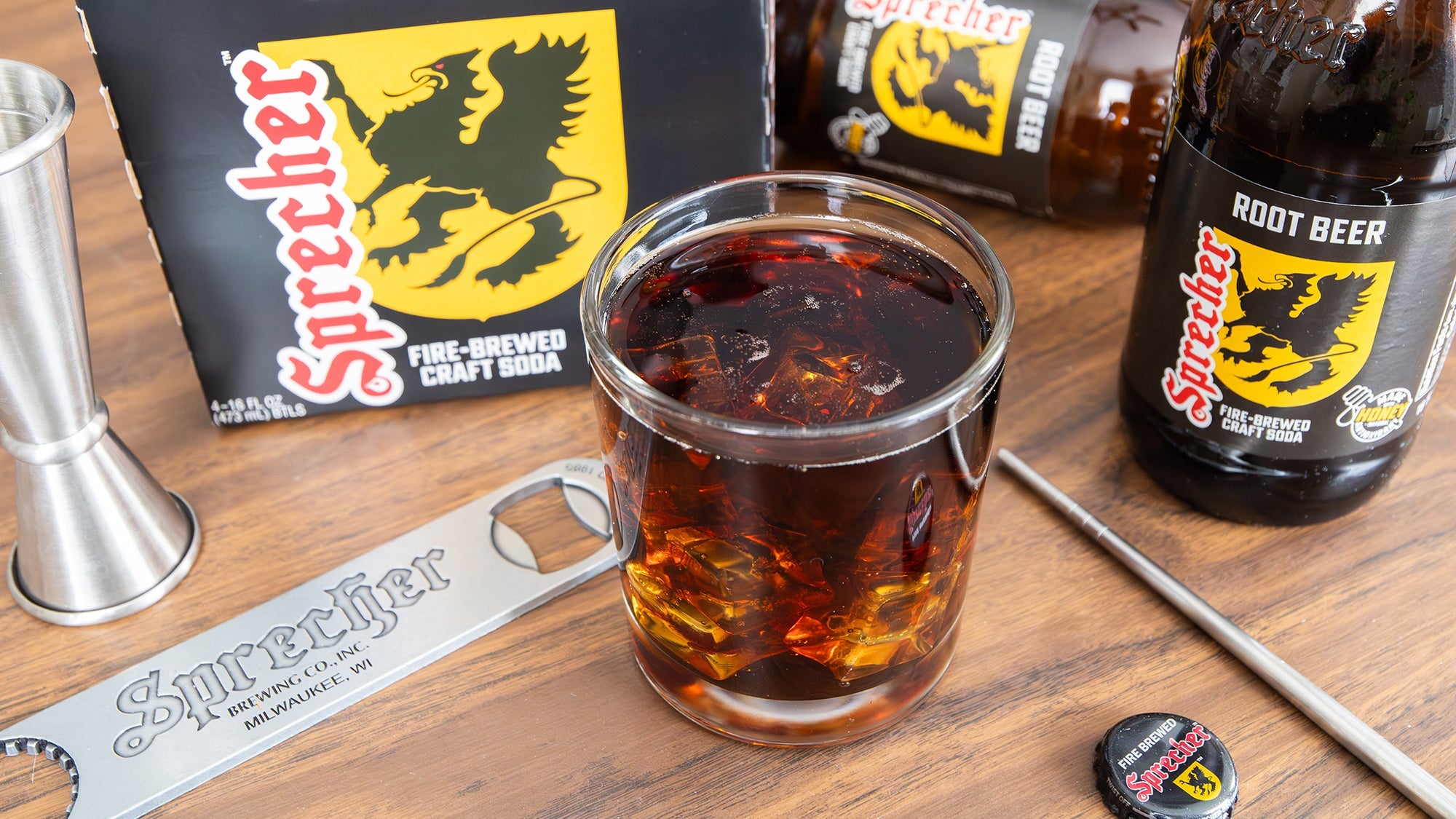 Whiskey + Root Beer Cocktail