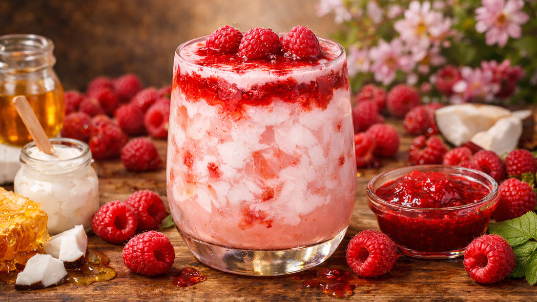 The Beehive Cream Berry Dirty Soda