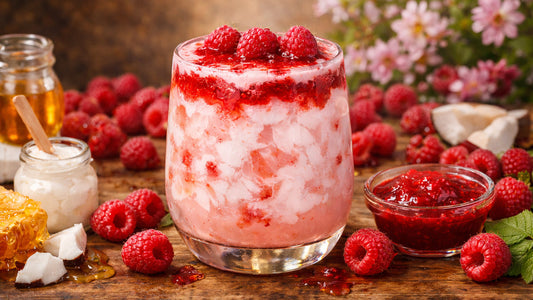 The Beehive Cream Berry Dirty Soda