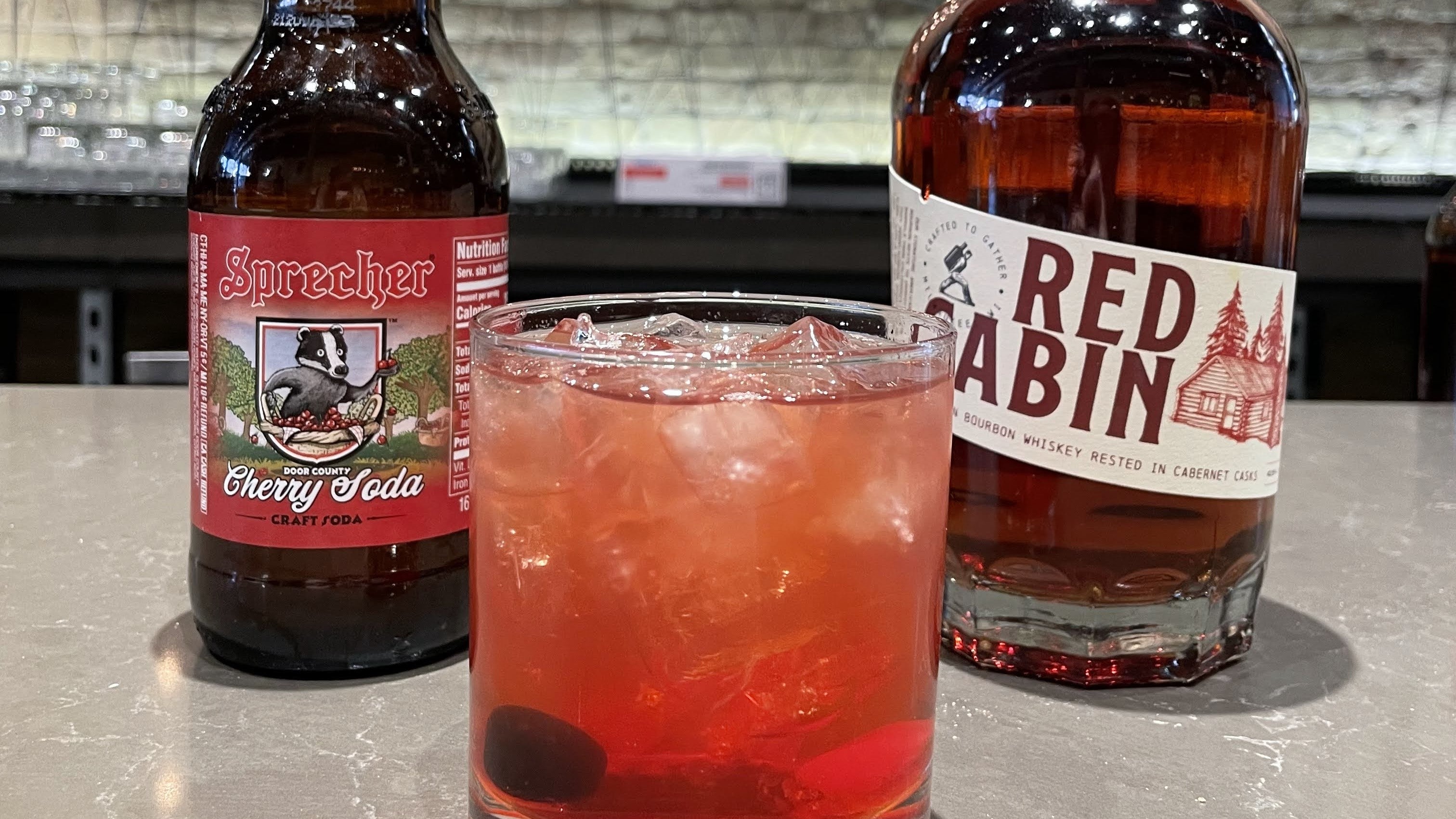 Cherry Soda Old Fashioned Sprecher Cocktail Recipe