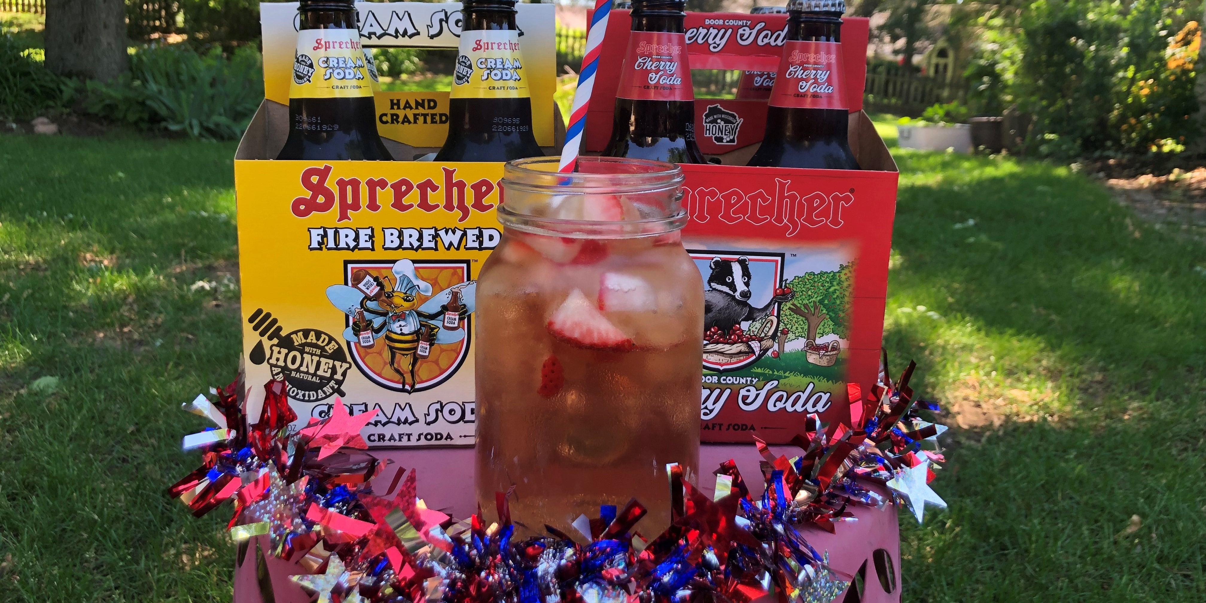 Fourth of July Red, White, and Booze Cocktail