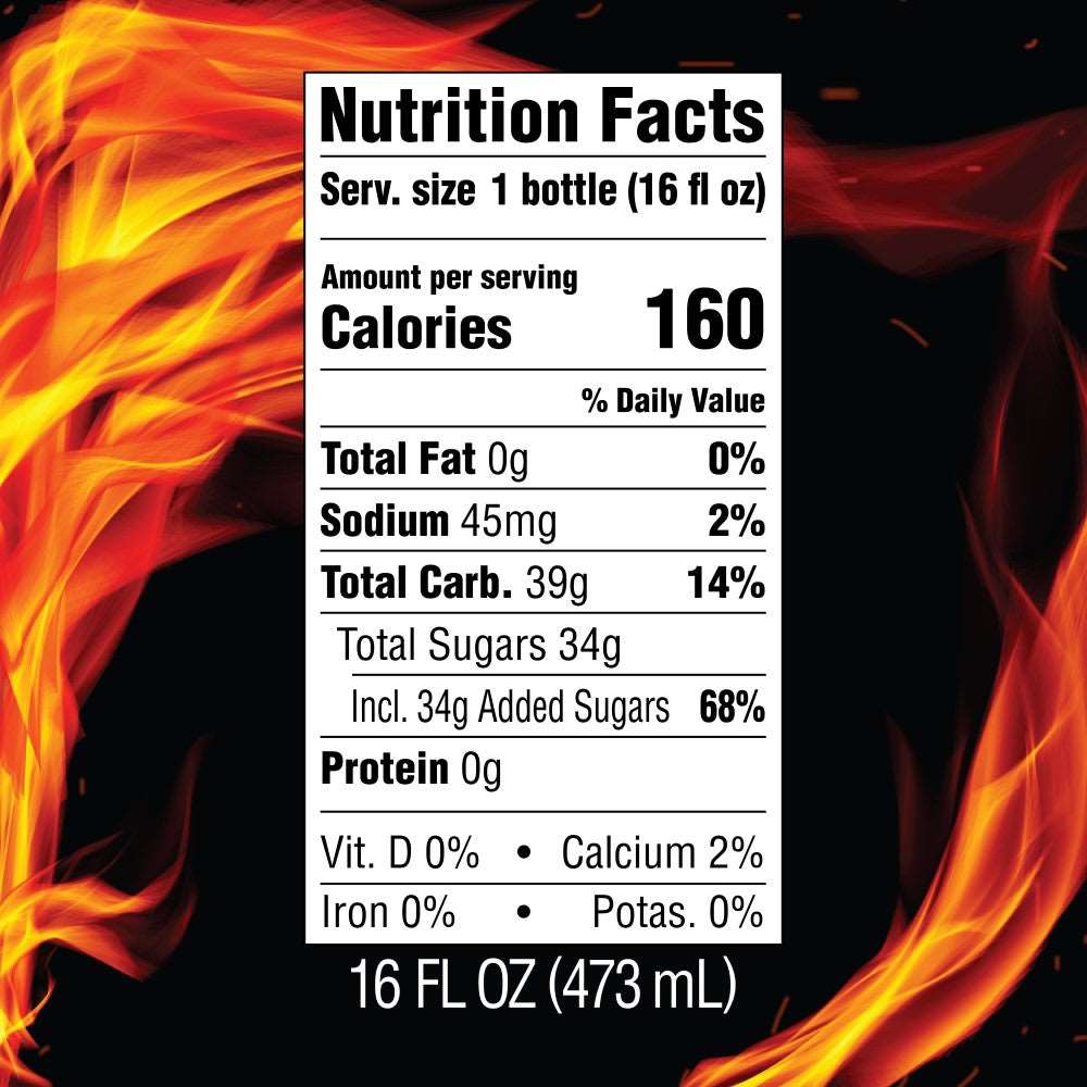 Ginger Ale Soda Nutrition Facts