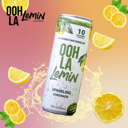 Sparkling Cucumber Watermelon Lemonade