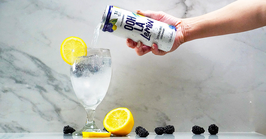 Huckleberry Sparkling Lemonade
