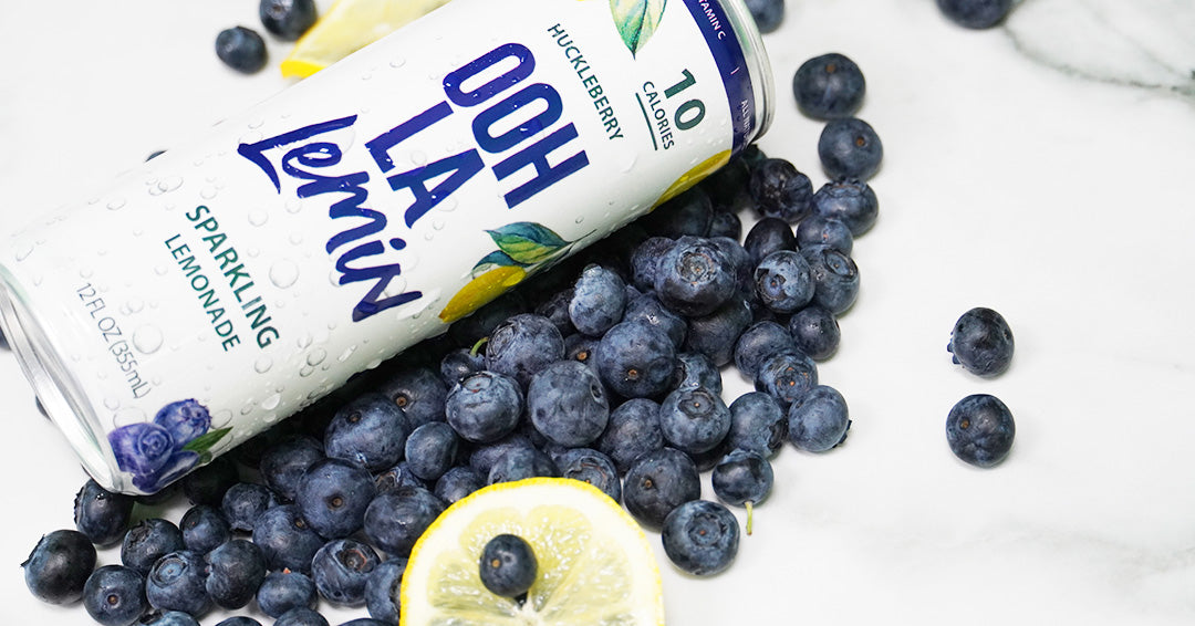 Huckleberry Sparkling Lemonade