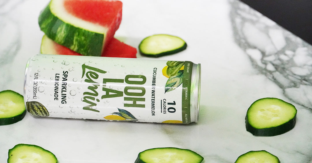 Sparkling Cucumber Watermelon Lemonade