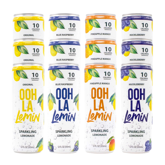 OOH LA Lemin Sparkling Lemonade Variety 12 Pack