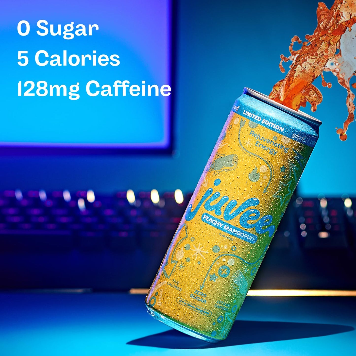 Peachy Mango Energy Drink