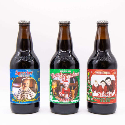 Holiday Custom Label Root Beer