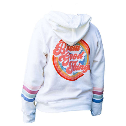 Brew Good Things Retro Zip-Up Hoodie