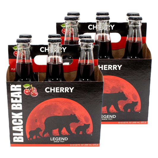 2 6-packs of Black Bear Cherry Soda