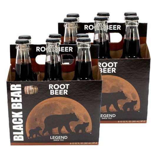 2 6-packs of Black Bear Root Beer Soda