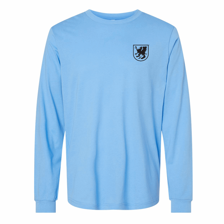 Blue Long Sleeve Logo T-Shirt
