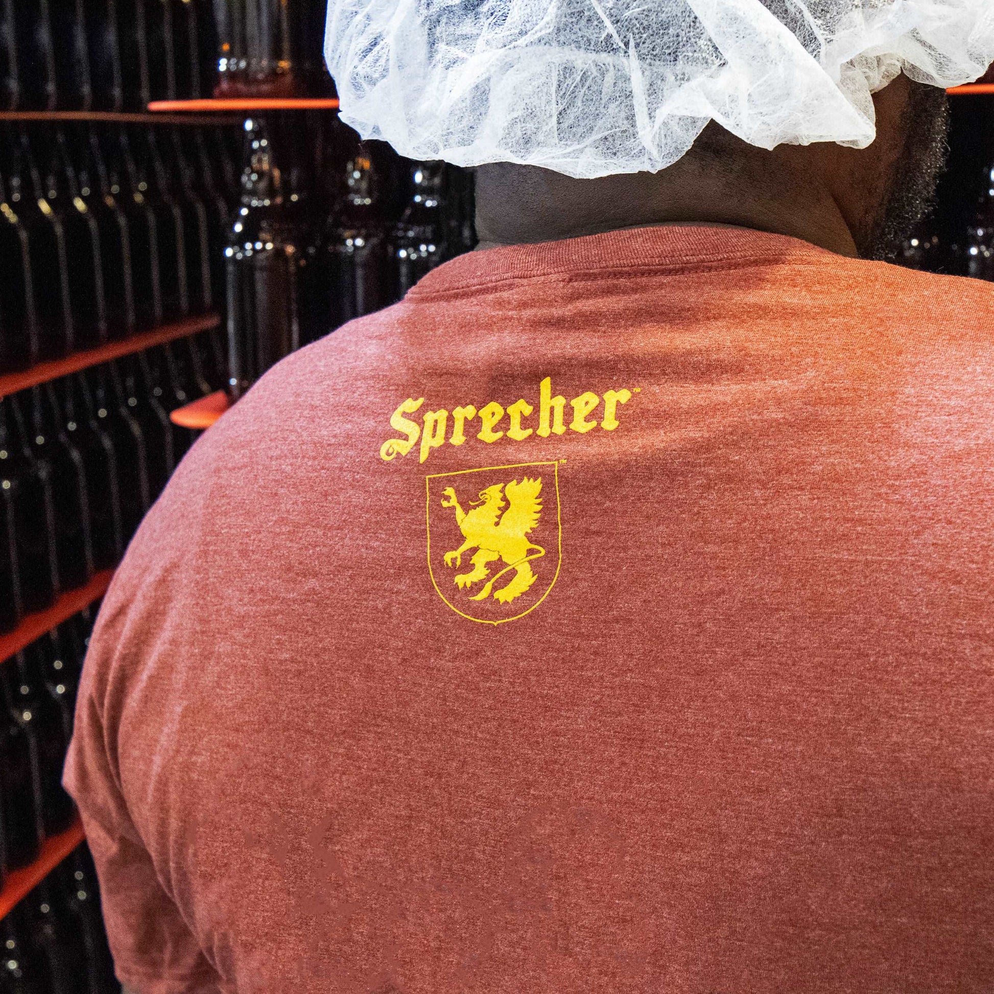 Sprecher Burgundy Tap Handle T-Shirt