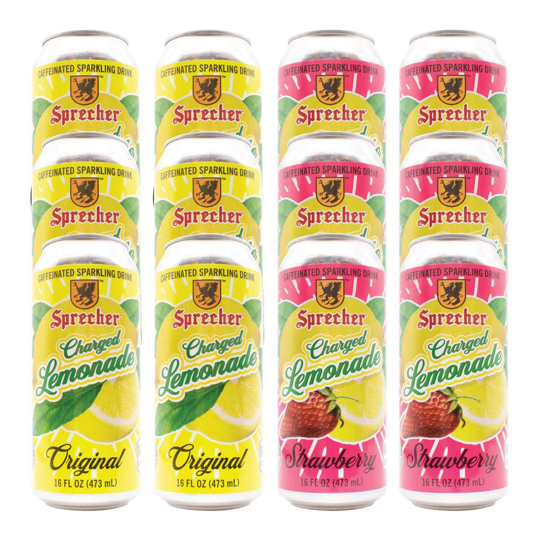 Charged Lemonade Cans Variety 12 Pack Sprecher Brewing Co.