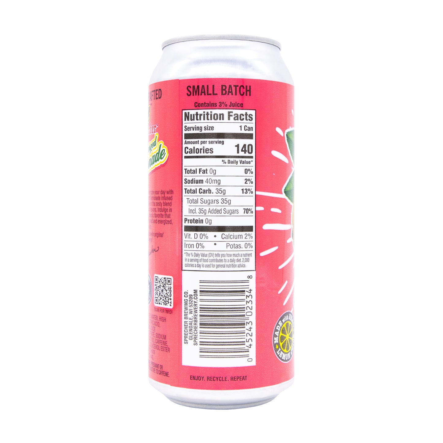 Charged Strawberry Lemonade
