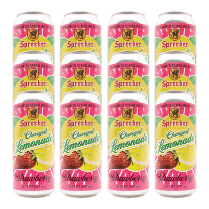 Charged Strawberry Lemonade Cans 12 Pack