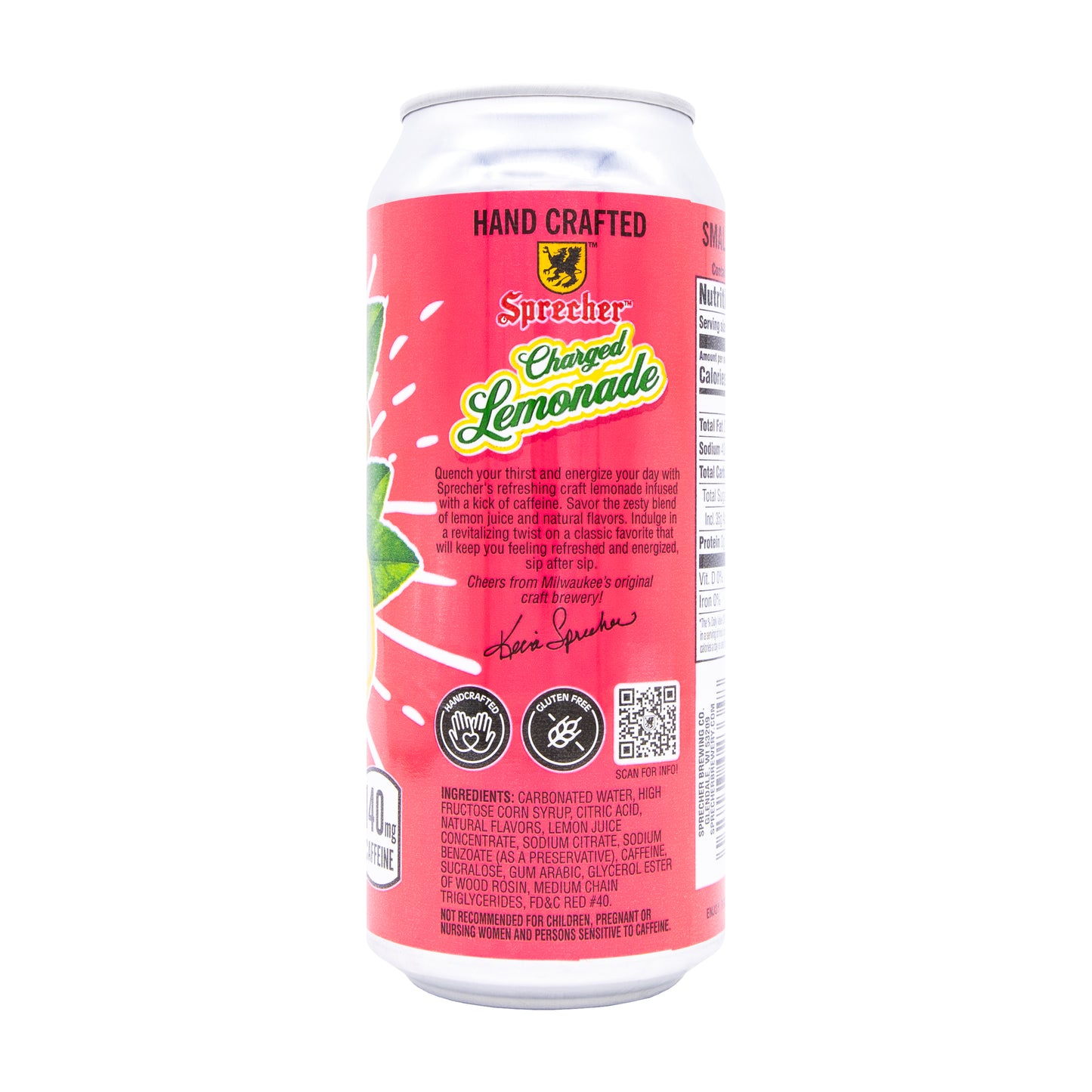 Charged Strawberry Lemonade