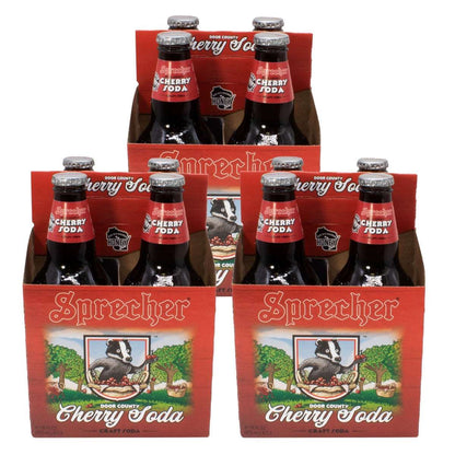 3 4-packs of Sprecher Cherry Soda