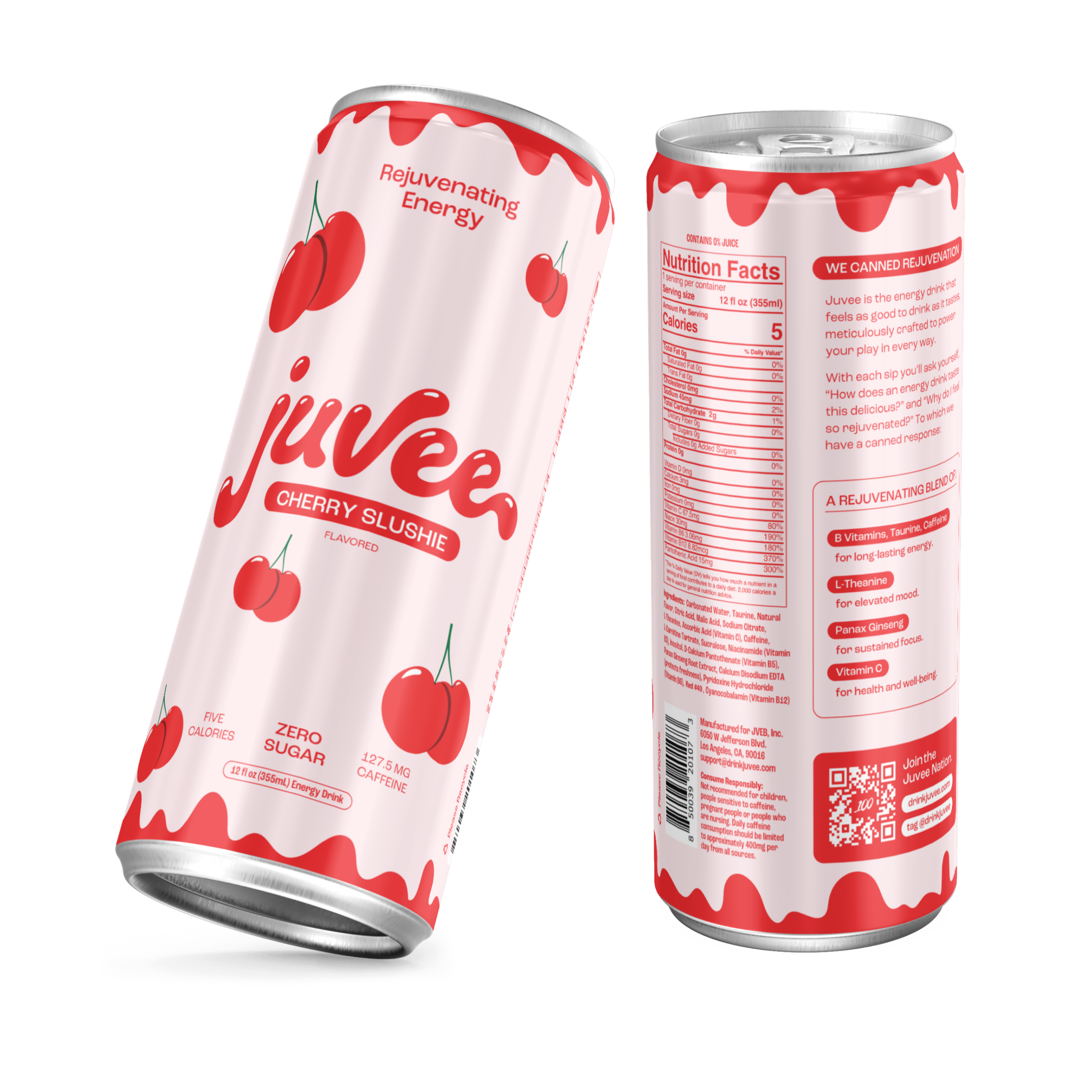Cherry Slushie Energy Drink