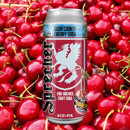 Door County Cherry Soda Cans