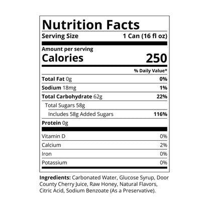 Door County Cherry Soda Cans