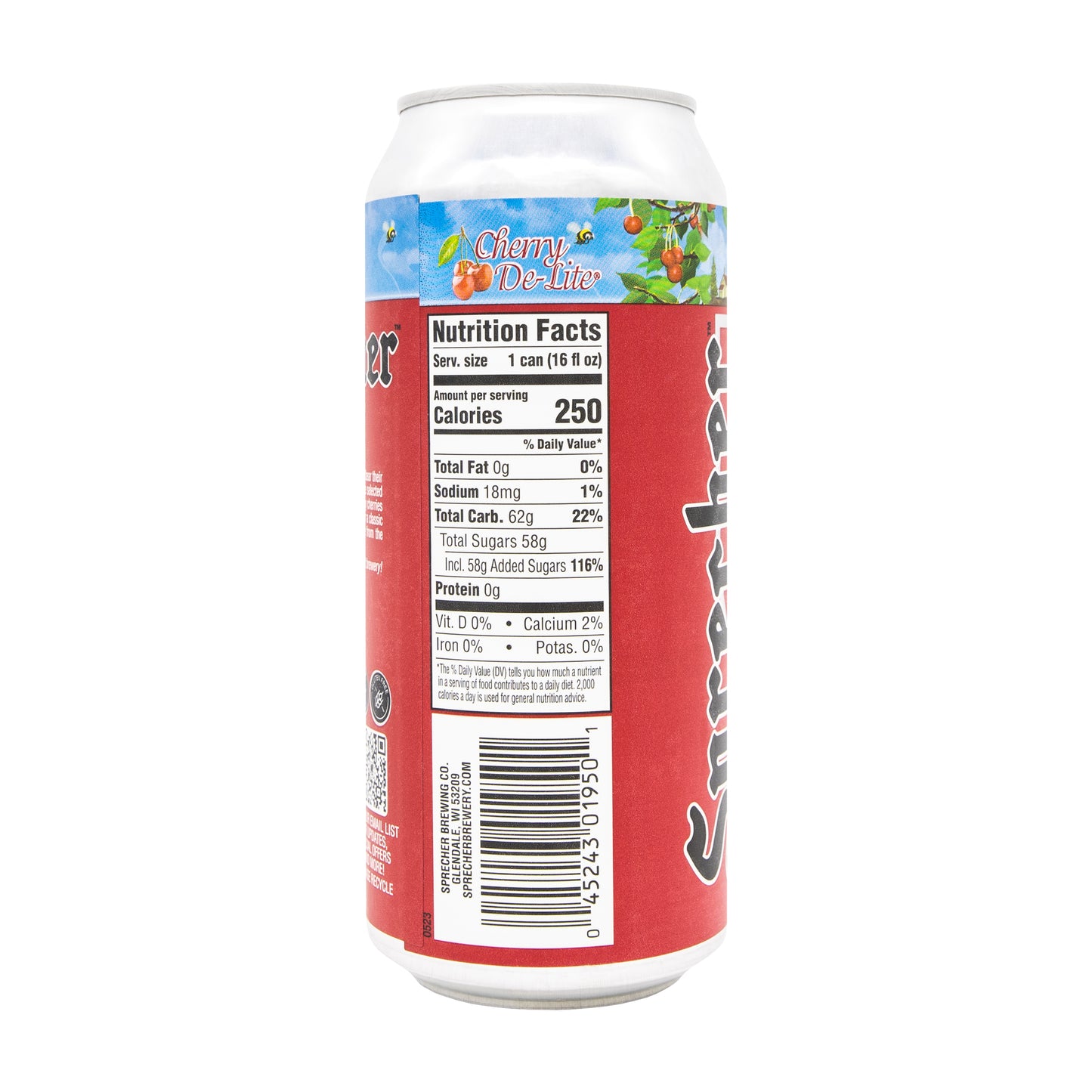 Door County Cherry Soda Cans