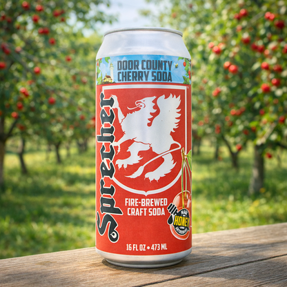 Door County Cherry Soda Cans