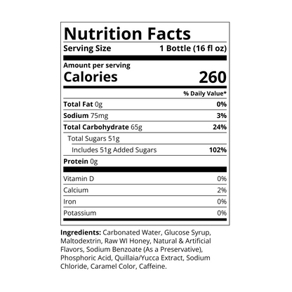 Energy Root Beer Soda