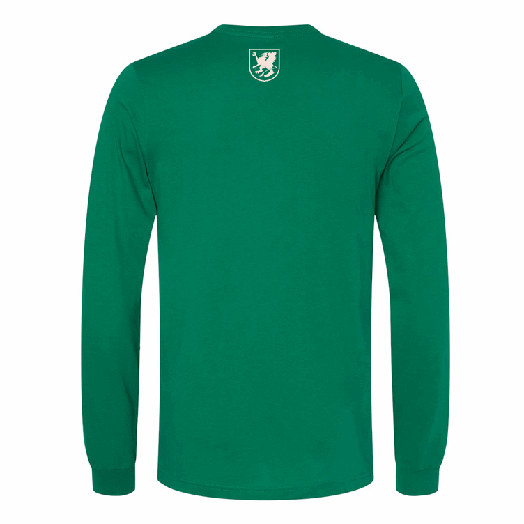 Green Long Sleeve Logo T-Shirt